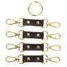TABOOM Attaches en croix Hogtie Vogue Noires